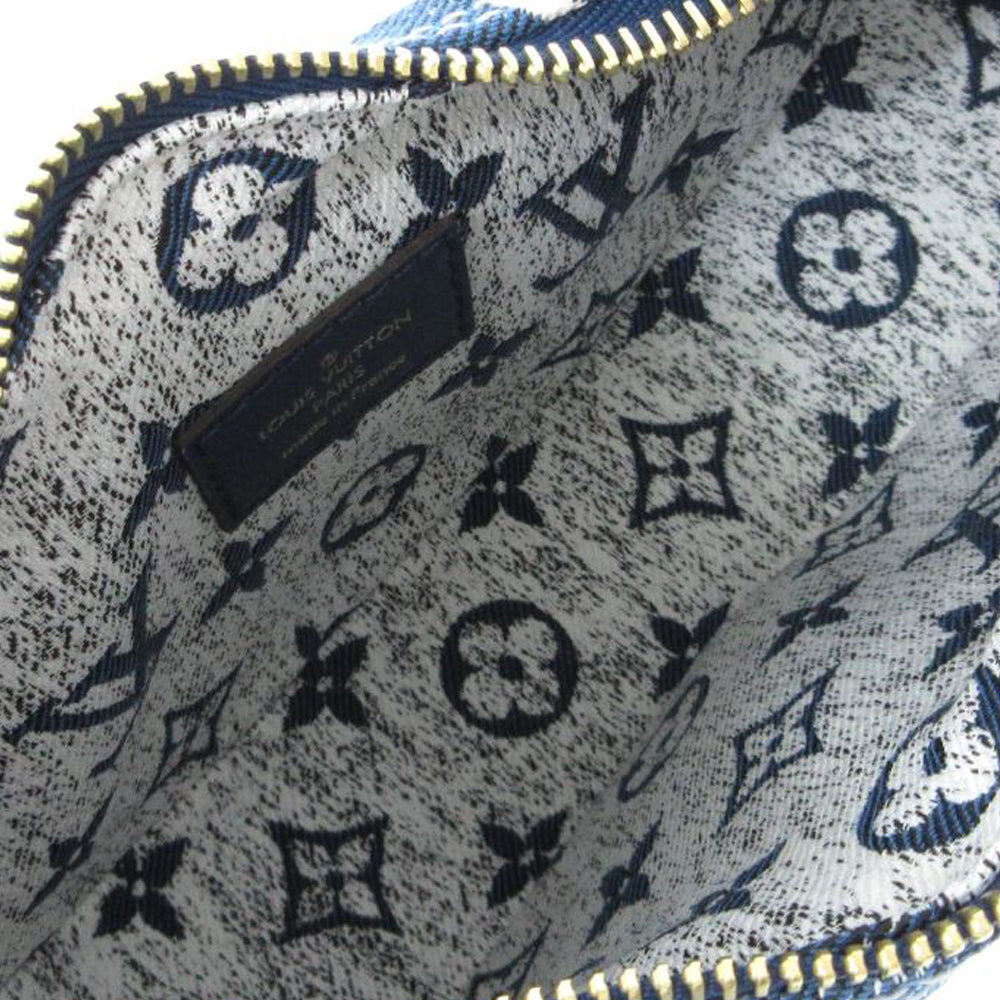 LOUIS VUITTON Loop Monograma Jacquard Denim Bolso de hombro Mujeres RES49