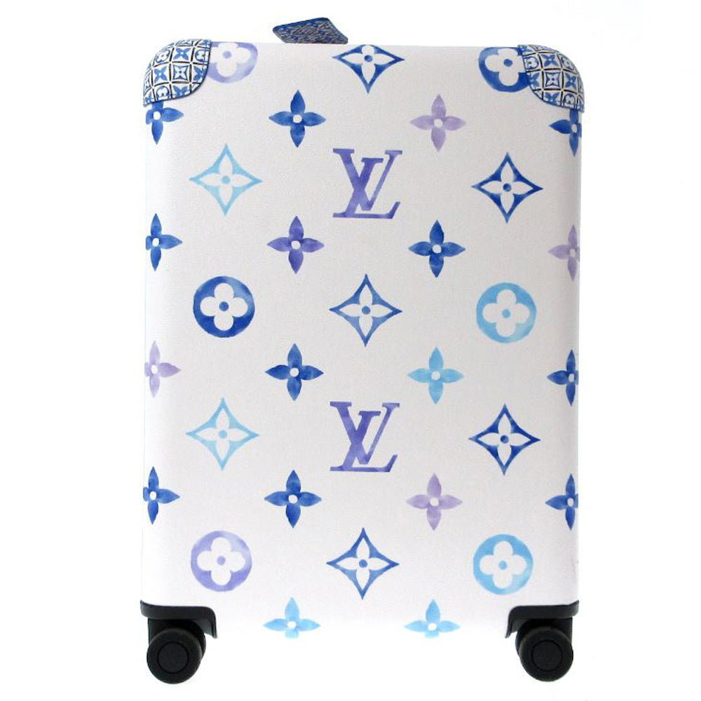 LOUIS VUITTON Valise Horizon 55 By The Pool Blanc Violet Bleu LV RES50