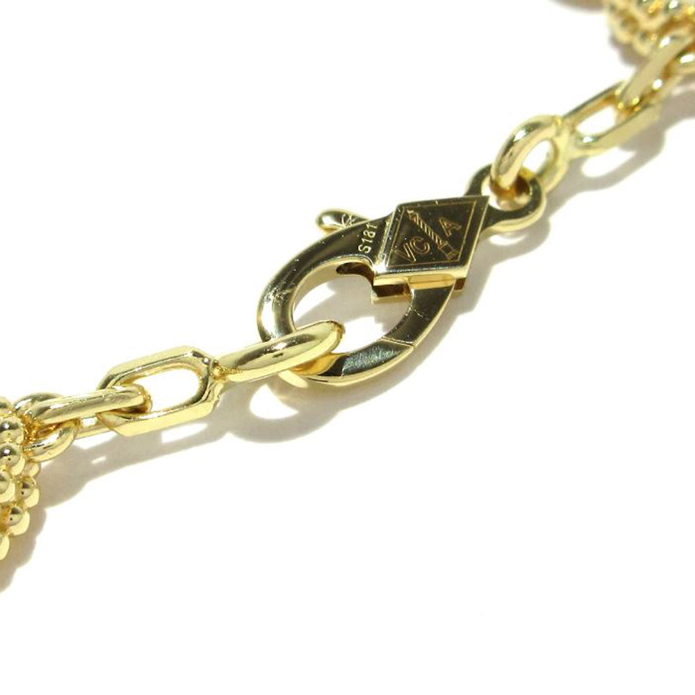 VAN CLEEF & ARPELS Pulsera Alhambra Vintage Oro Amarillo 18K Madreperla RES52