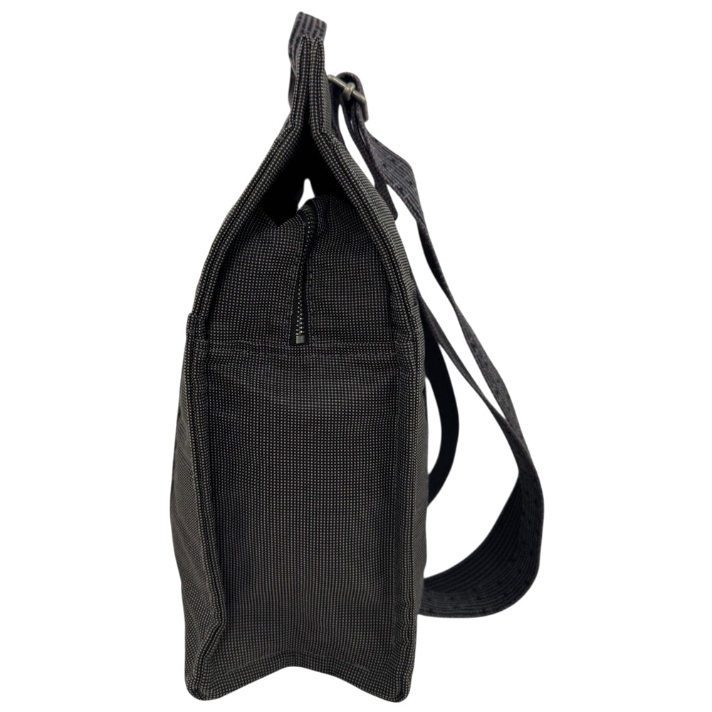 HERMES Herline Grey/Black Canvas Backpack LHQ2061