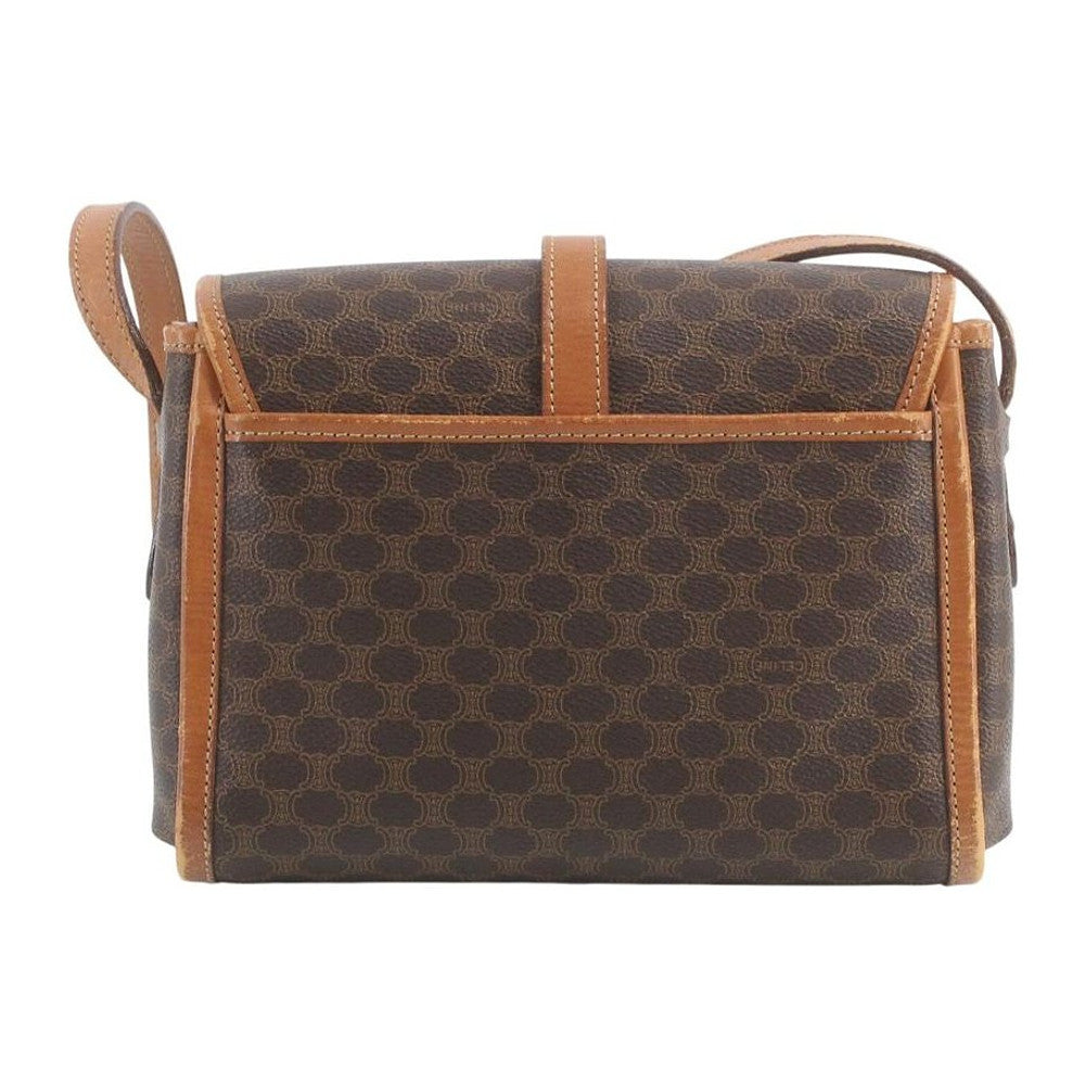 CELINE Brown Macadam Shoulder Crossbody Bag LHQ2304