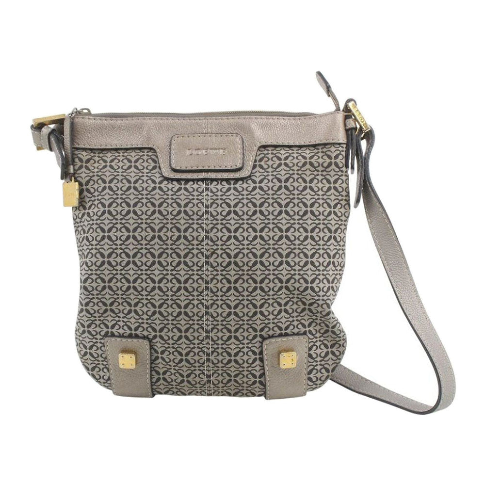 LOEWE Grey Anagram Crossbody Bag LHQ2307