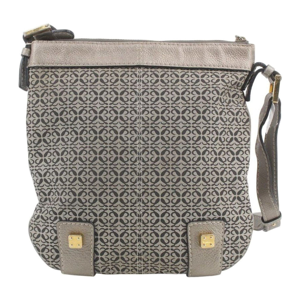 LOEWE Grey Anagram Crossbody Bag LHQ2307