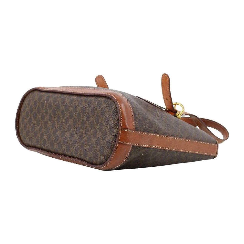 CELINE Brown Macadam Bucket Bag LHQ2349