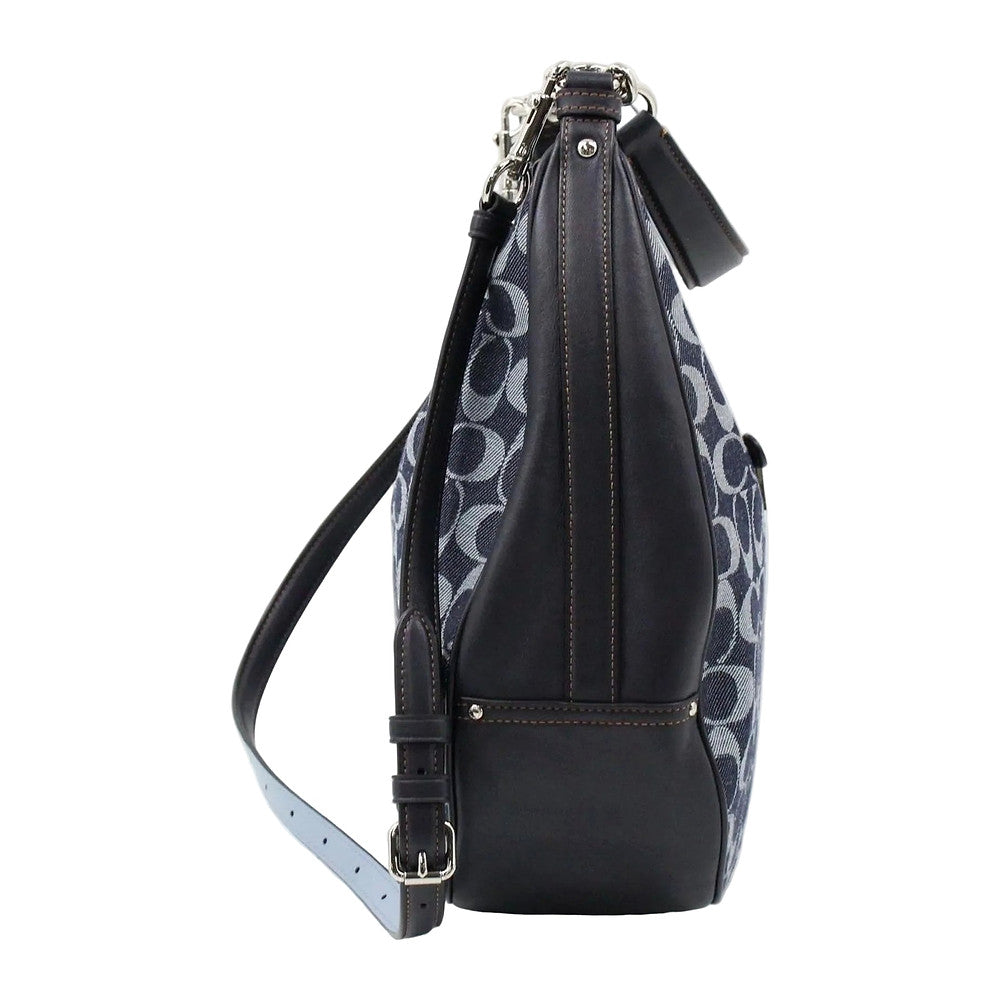 COACH Harley Signature Denim Shoulder Crossbody Bag LHQ2389