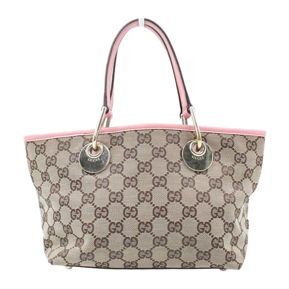 GUCCI GG Brown Canvas Tote Bag LHQ2421