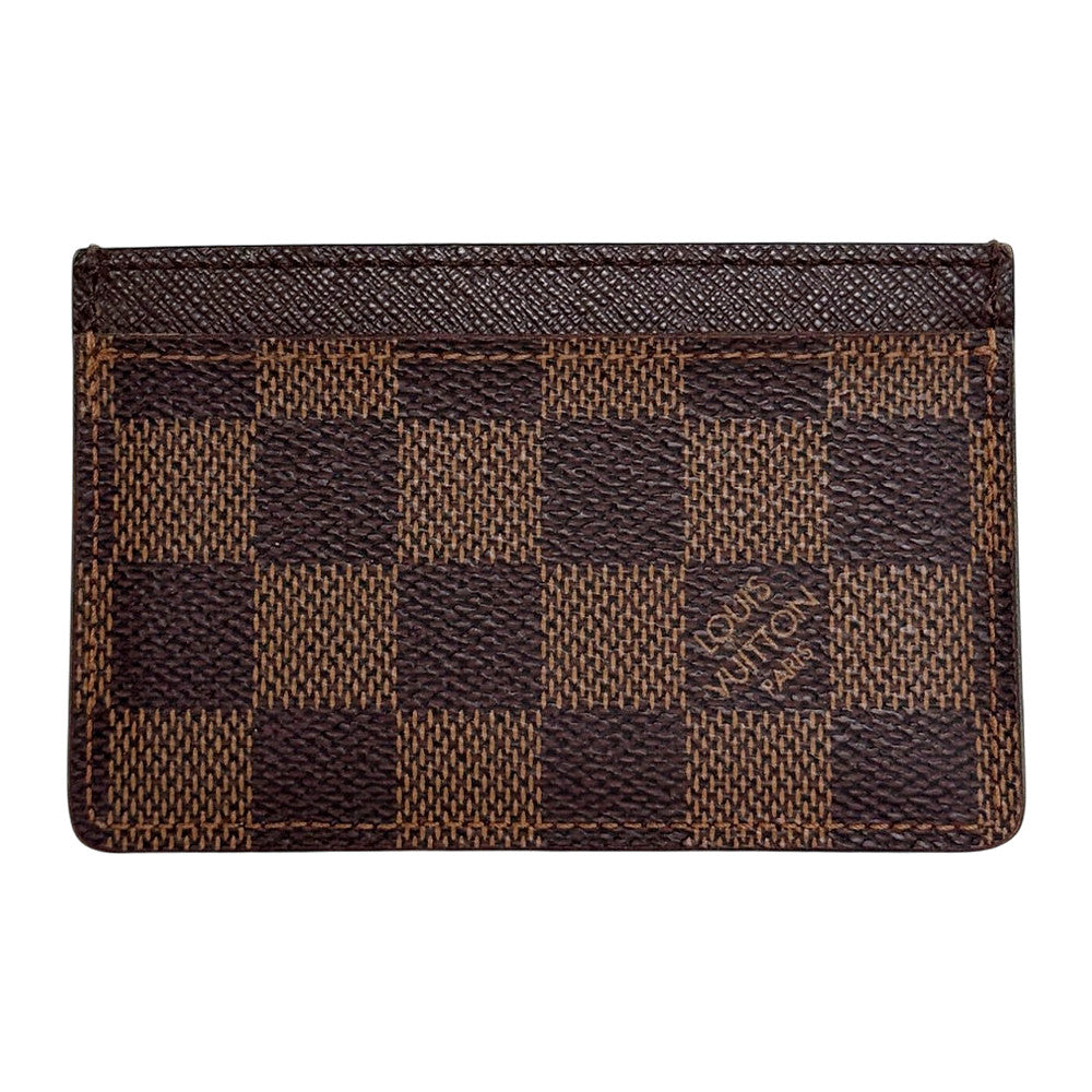 LOUIS VUITTON Damier Ebene Card Holder LHQ2422