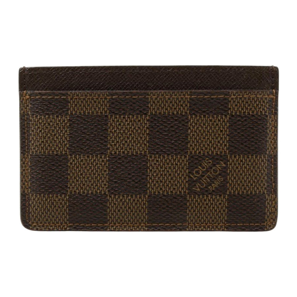 LOUIS VUITTON Damier Ebene Card Holder LHQ2422