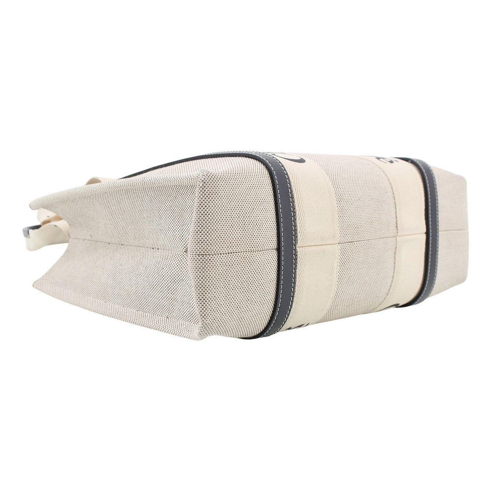 CHLOE Woody Medium Canvas Tote Bag LHQ2499