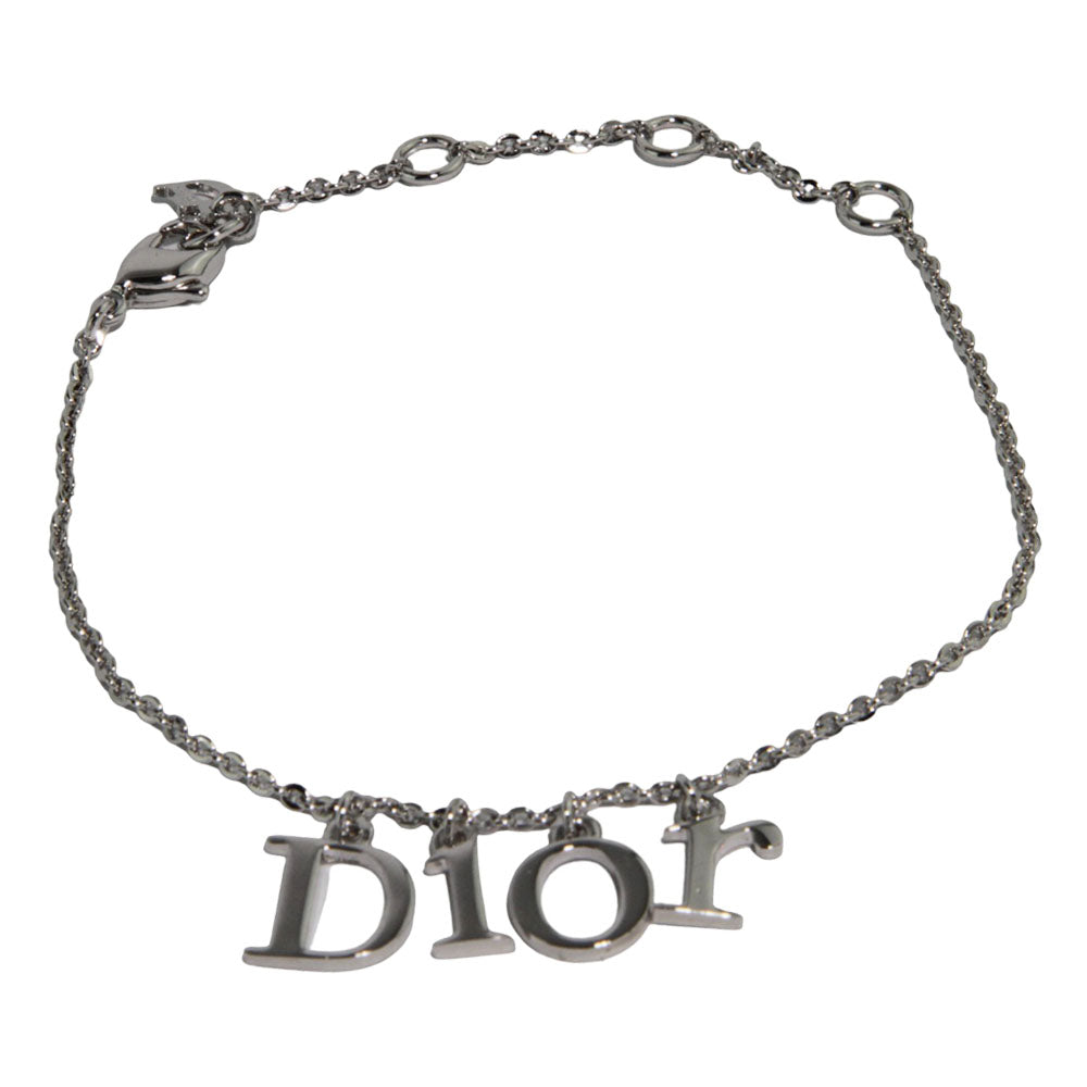 CHRISTIAN DIOR Bracelet Silver Hardware LHQ102