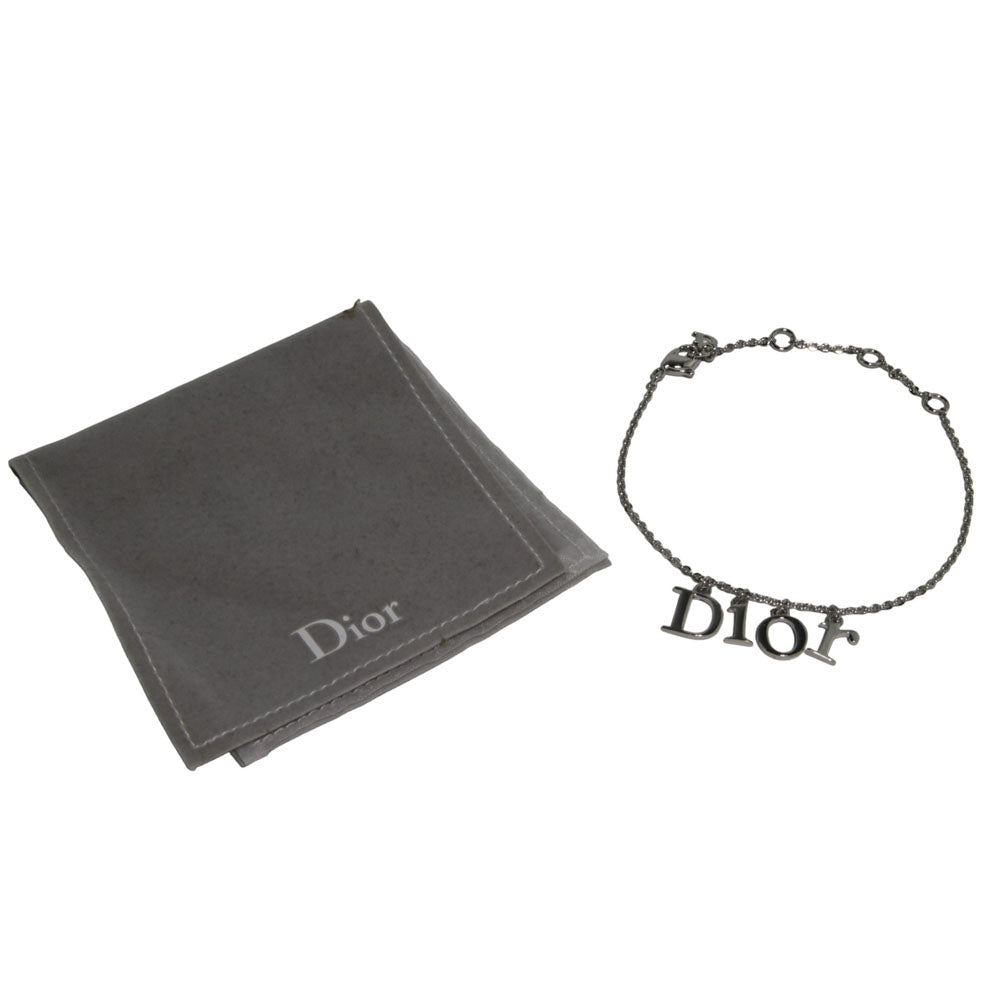 CHRISTIAN DIOR Bracelet Silver Hardware LHQ102