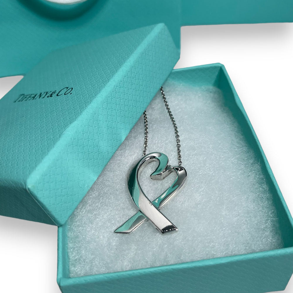 TIFFANY & Co. Loving Heart Collar de plata LHQ103