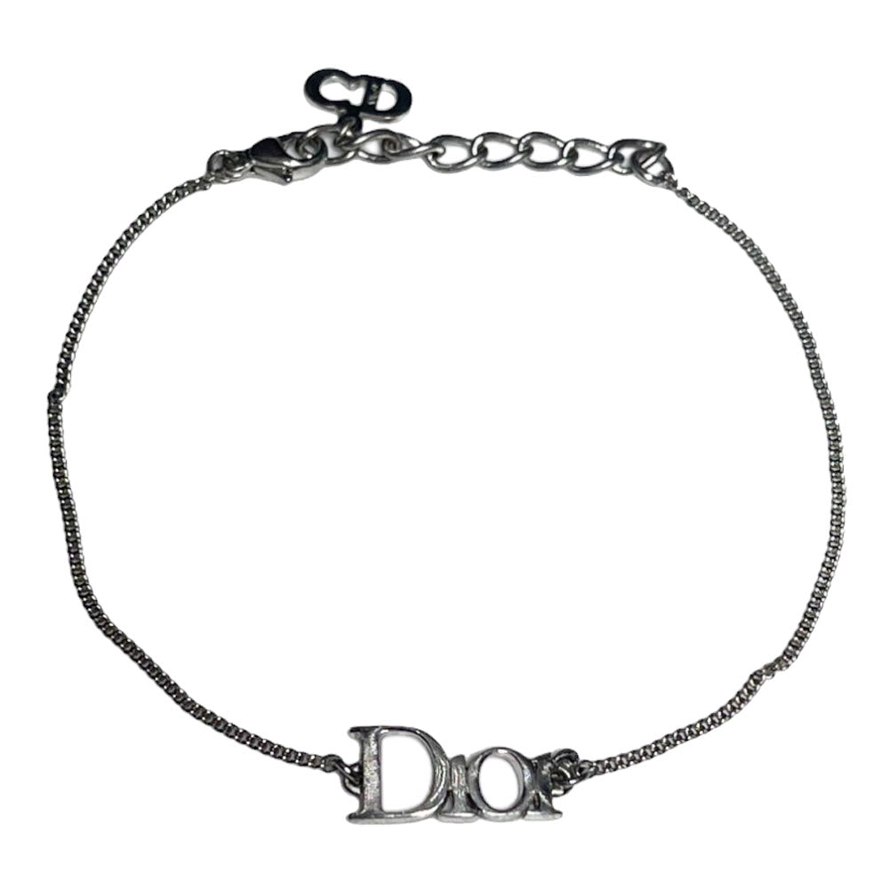 CHRISTIAN DIOR Bracelet Silver Hardware LHQ106