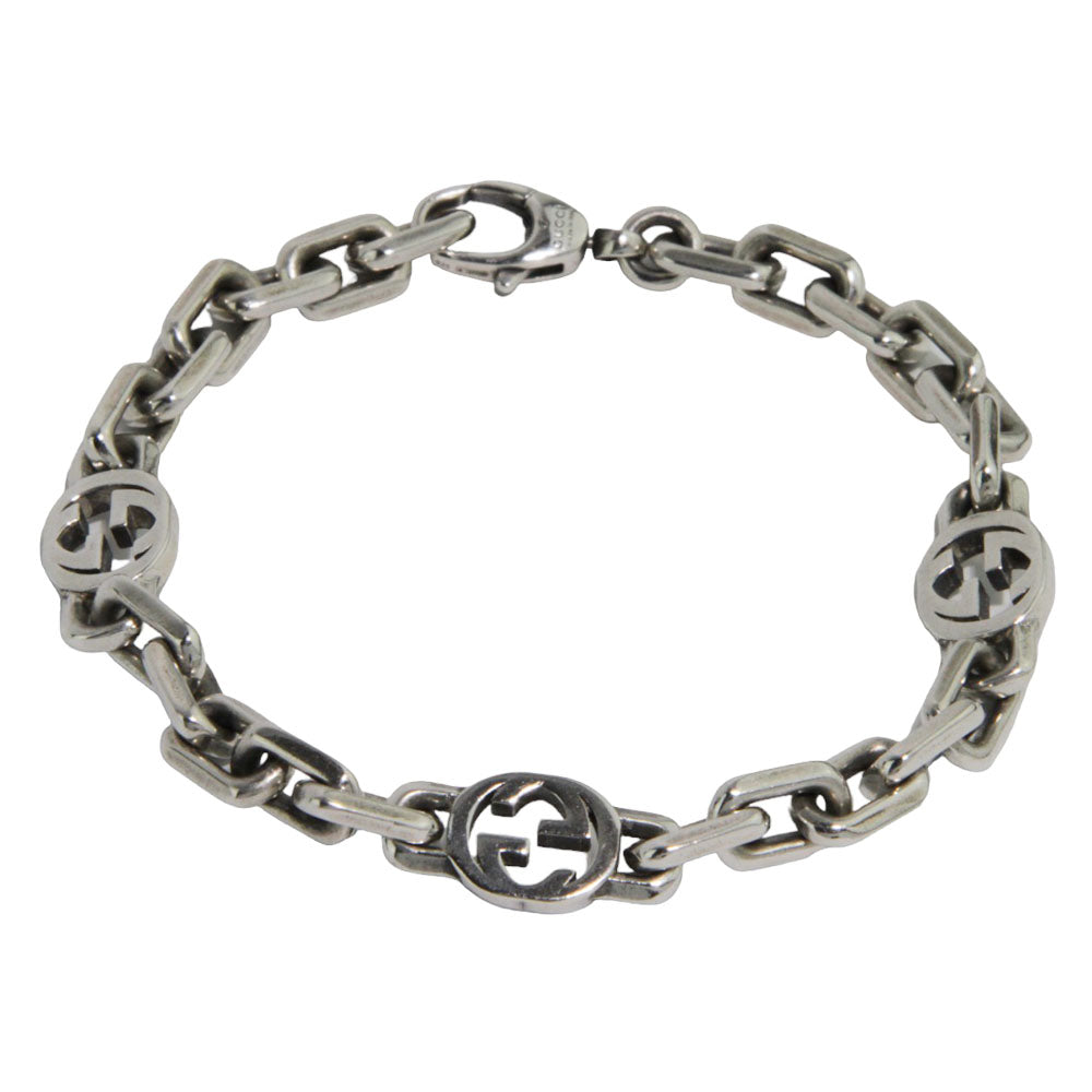 GUCCI Ladies Sterling Silver Chain Bracelet LHQ141