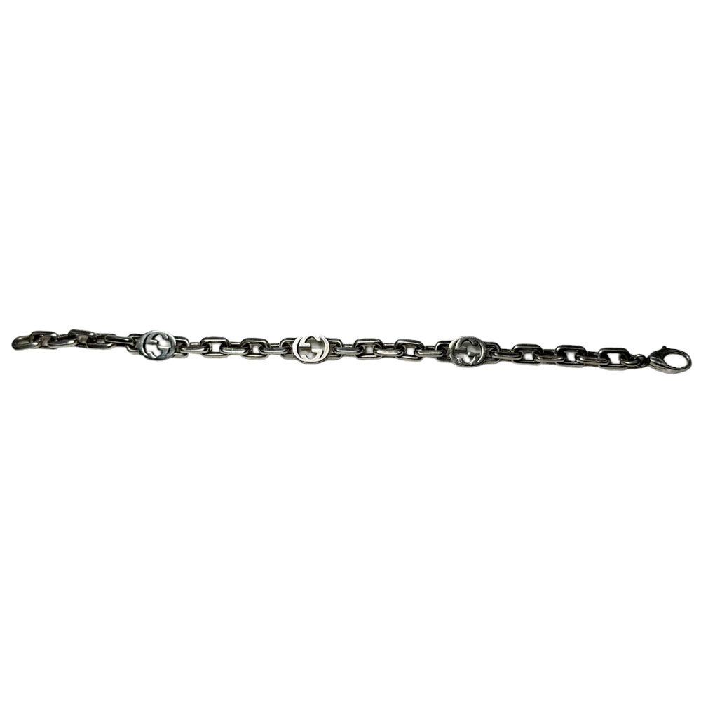 GUCCI Pulsera Cadena Plata de Ley Mujer LHQ141