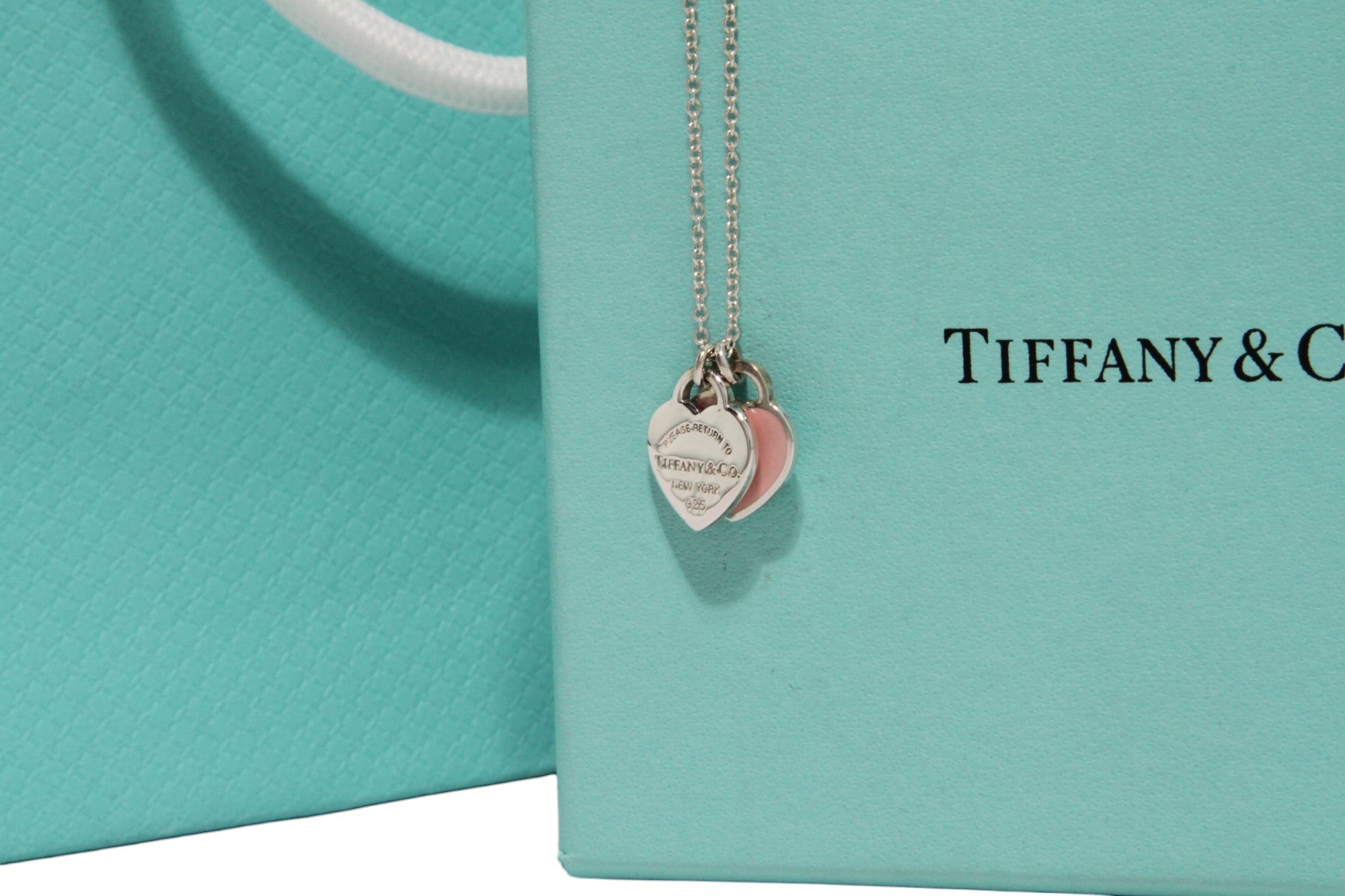 TIFFANY & Co. Collana con doppio ciondolo Return To Pink Argento LHQ226